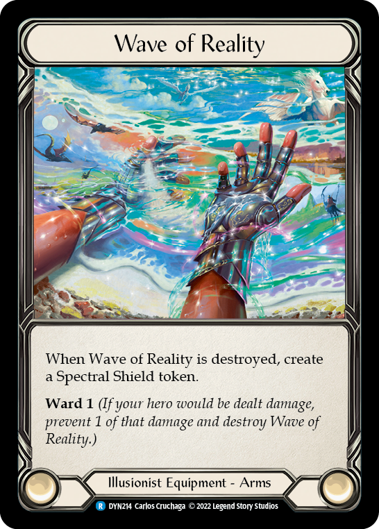 Wave of Reality [DYN214] (Dynasty)  Rainbow Foil