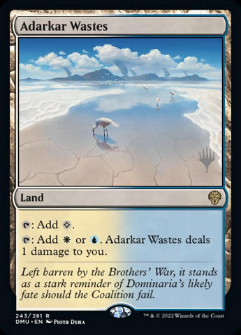 Adarkar Wastes (Promo Pack) [Dominaria United Promos]