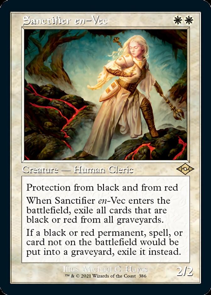 Sanctifier en-Vec (Retro Foil Etched) [Modern Horizons 2]