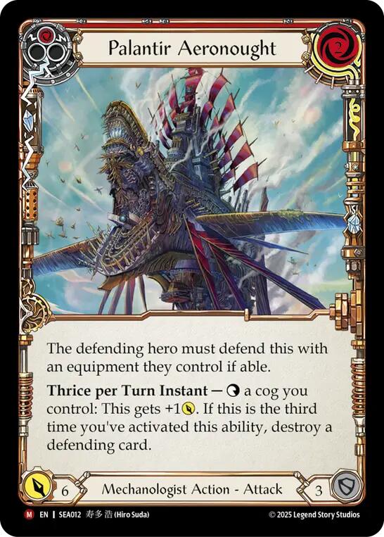 Palantir Aeronought (Rainbow Foil) [SEA012] (High Seas)  Rainbow Foil