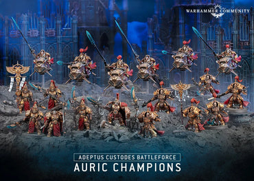 ADEPTUS CUSTODES BATTLEFOFRCE AURIC CHAMPIONS