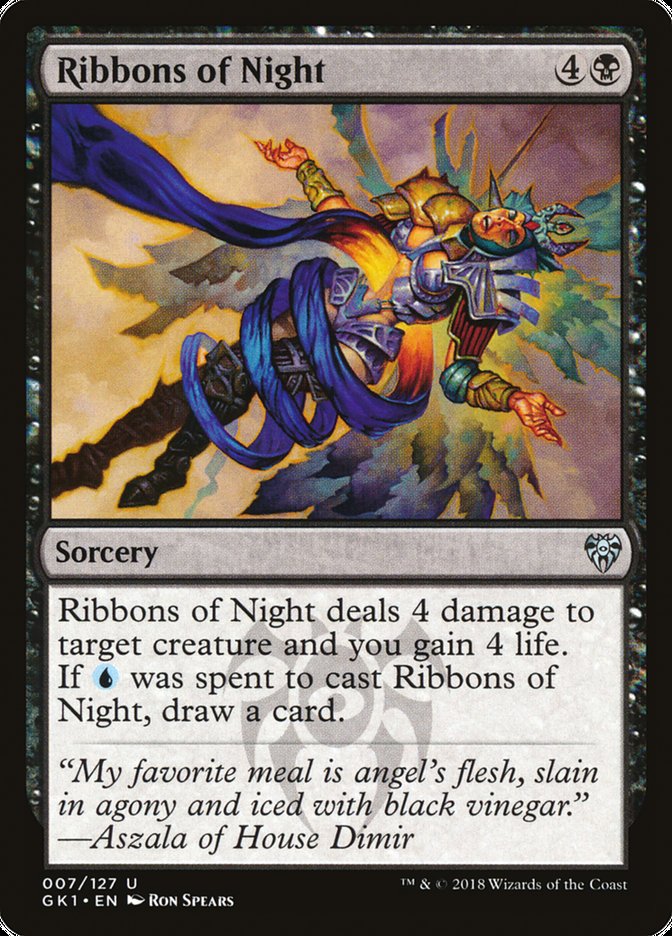 Ribbons of Night [Guilds of Ravnica Guild Kit]