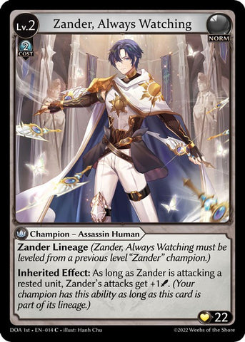 Zander, Always Watching (014) [Dawn of Ashes: 1st Edition]