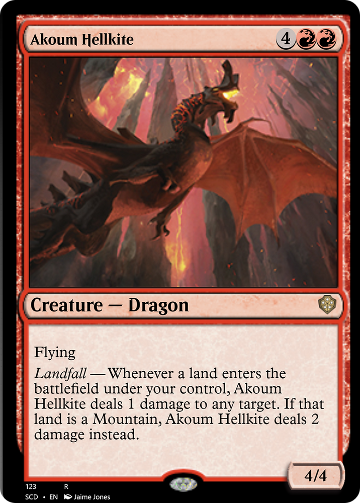 Akoum Hellkite [Starter Commander Decks]