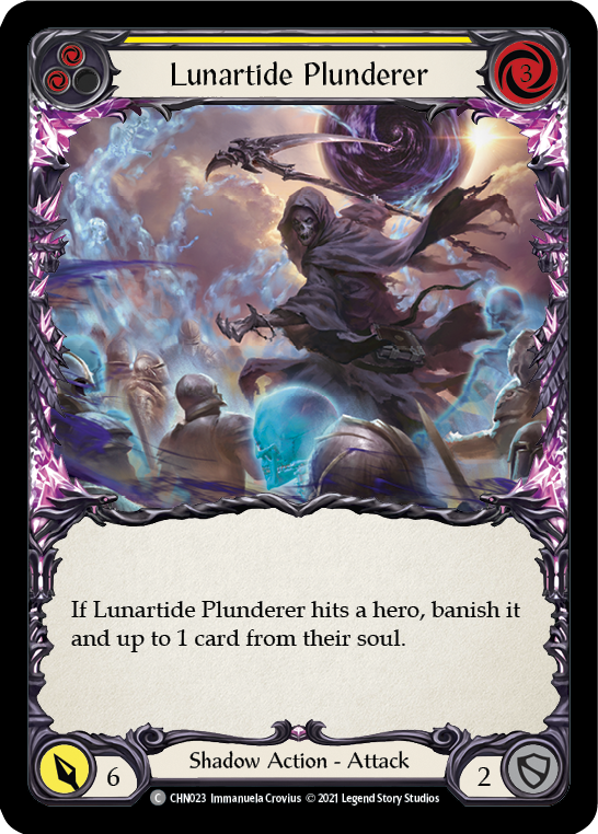 Lunartide Plunderer (Yellow) [CHN023] (Monarch Chane Blitz Deck)